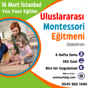montessori eğitmen eğitimi istanbul